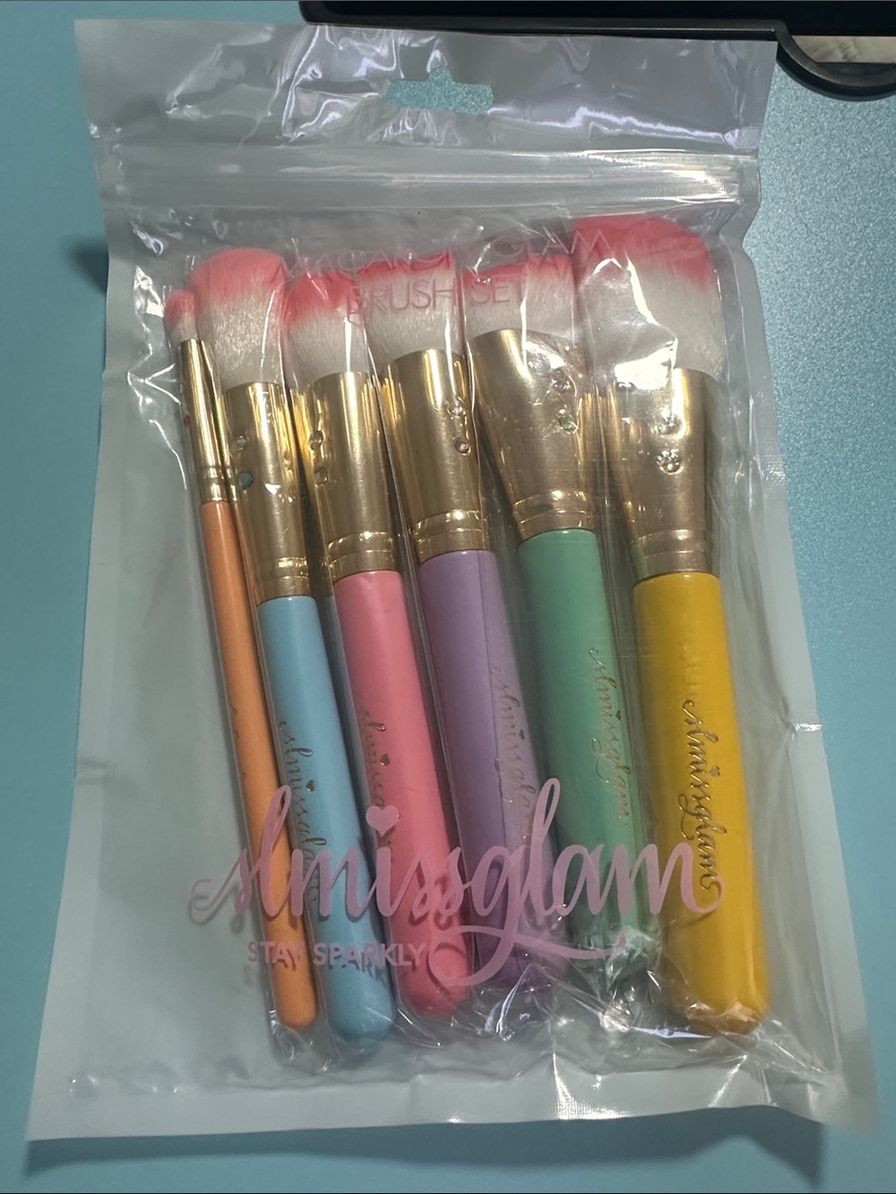SLMISSGLAM Macaron Glam Brush Set